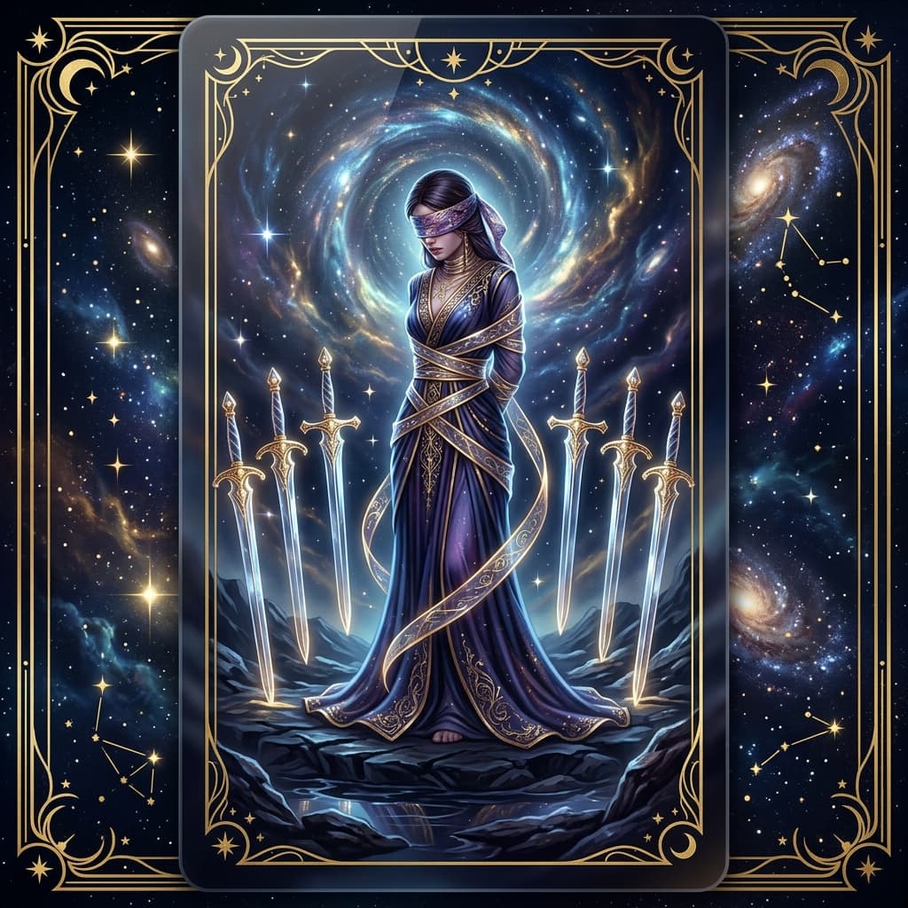 Kılıç Sekizlisi Tarot Kartı