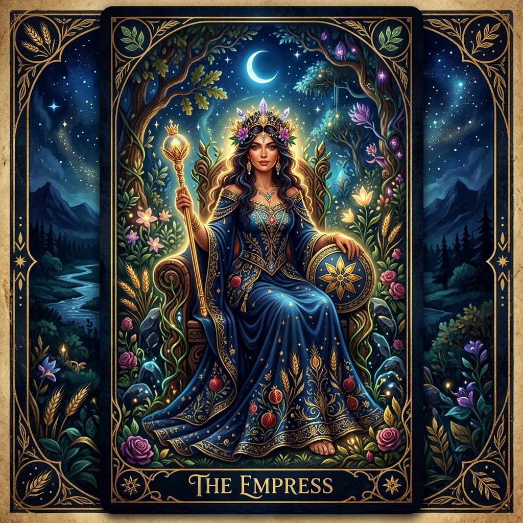 İmparatoriçe Tarot Kartı