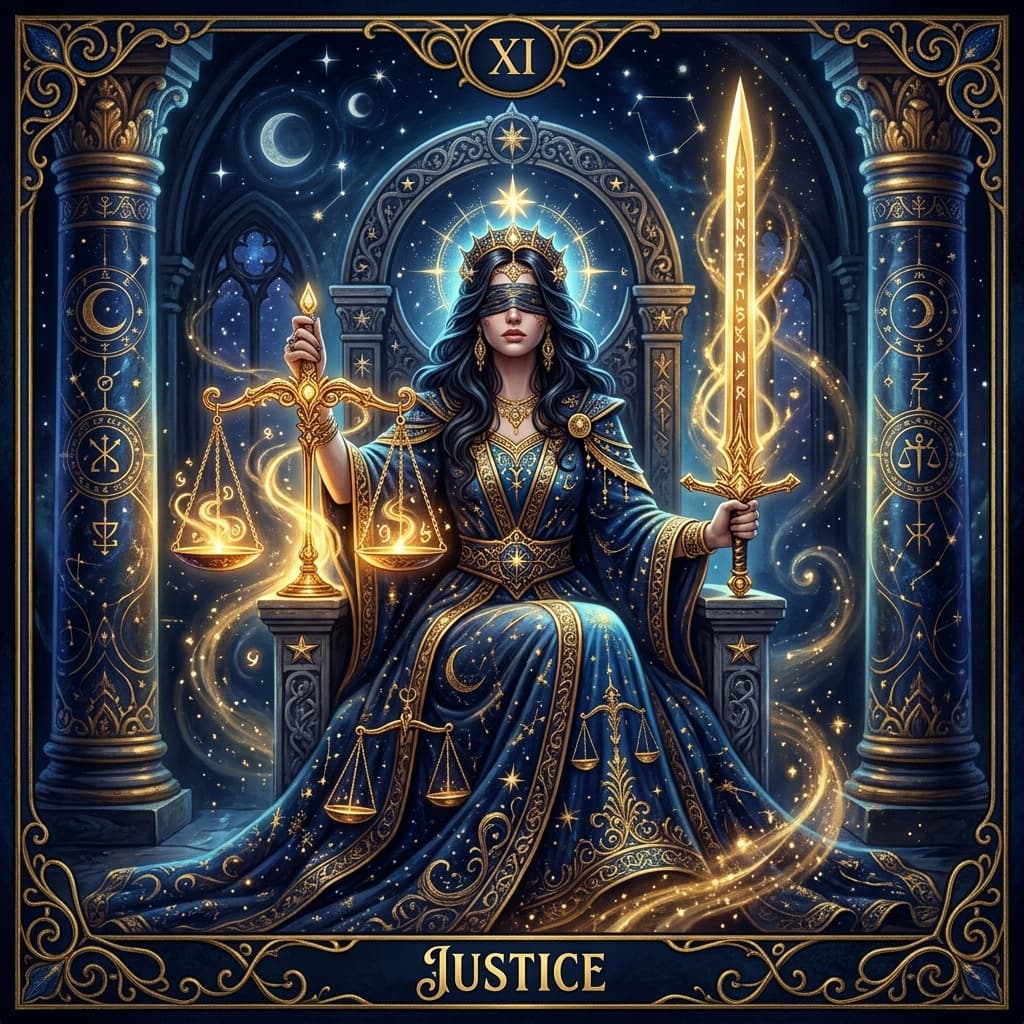 Adalet Tarot Kartı