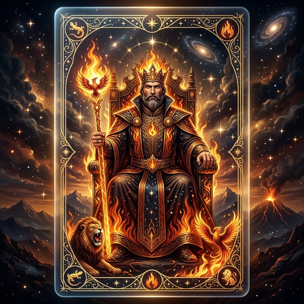 Asa Kralı Tarot Kartı