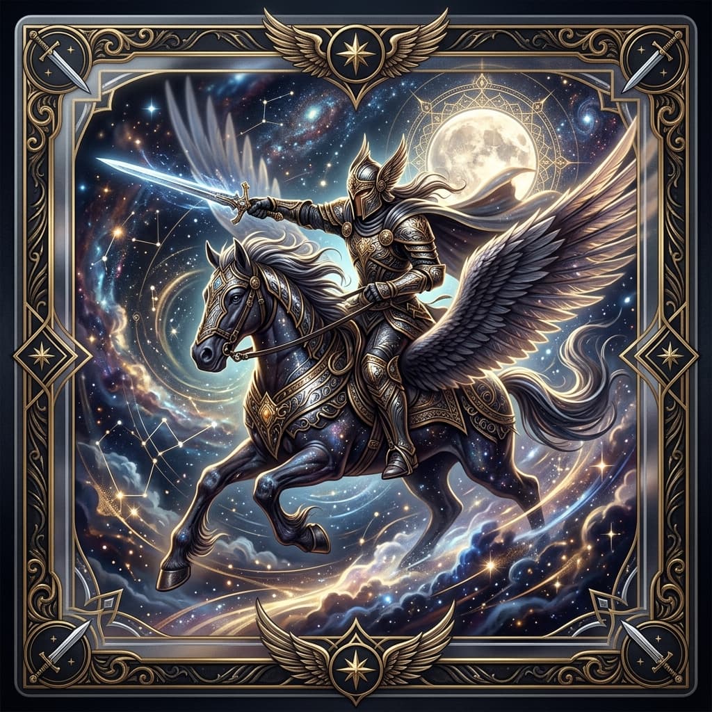 Kılıç Şövalyesi Tarot Kartı