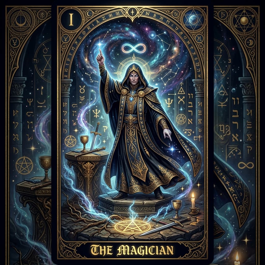 Büyücü Tarot Kartı