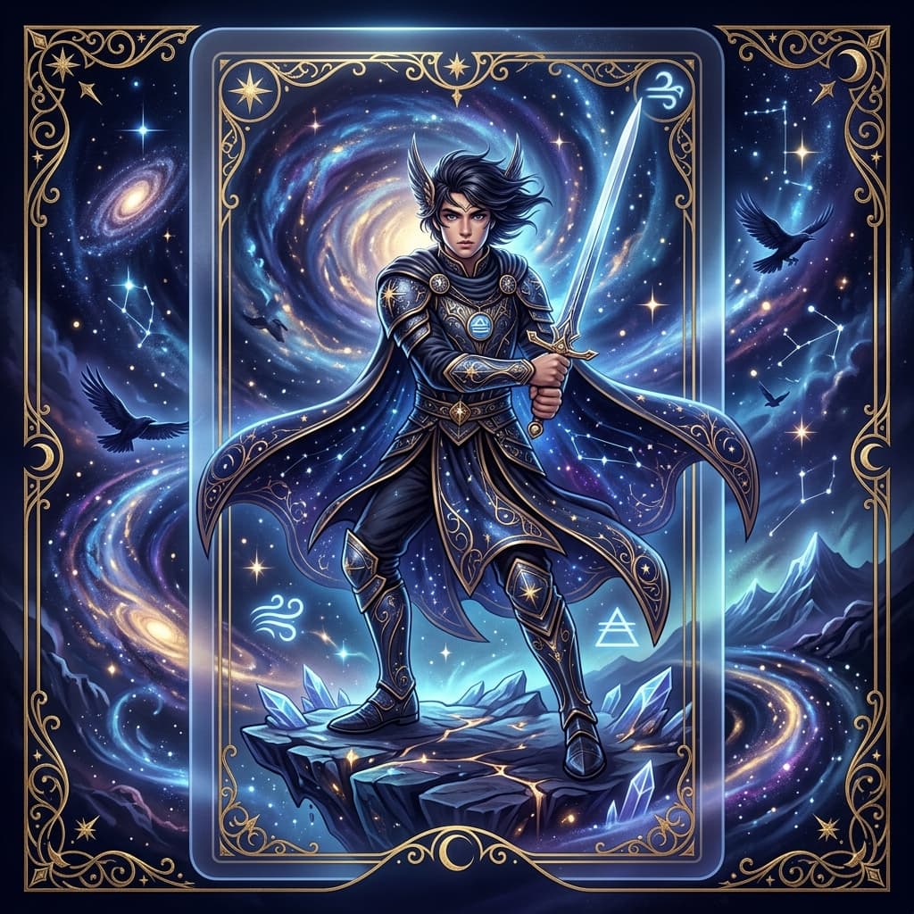 Kılıç Uşağı Tarot Kartı