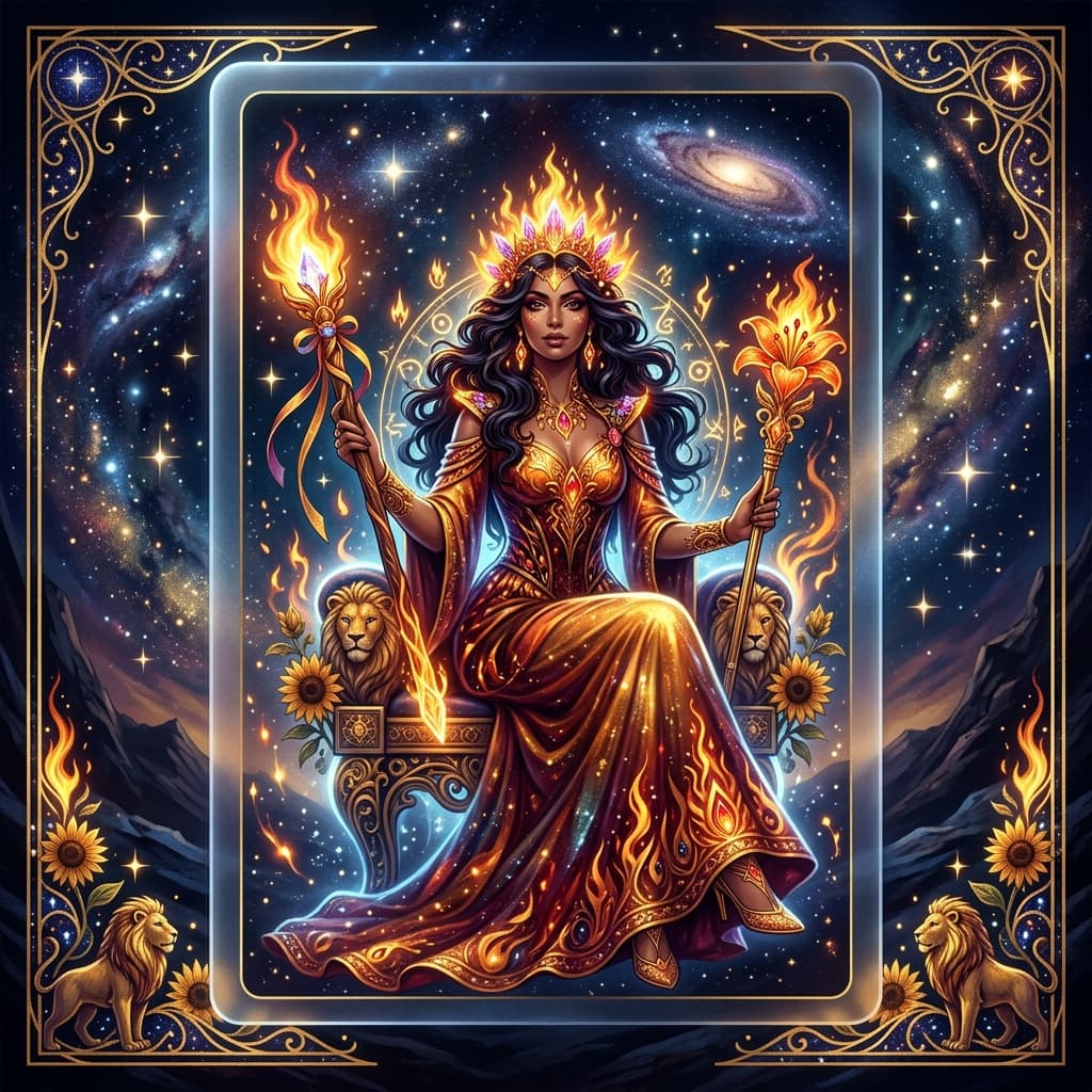 Asa Kraliçesi Tarot Kartı