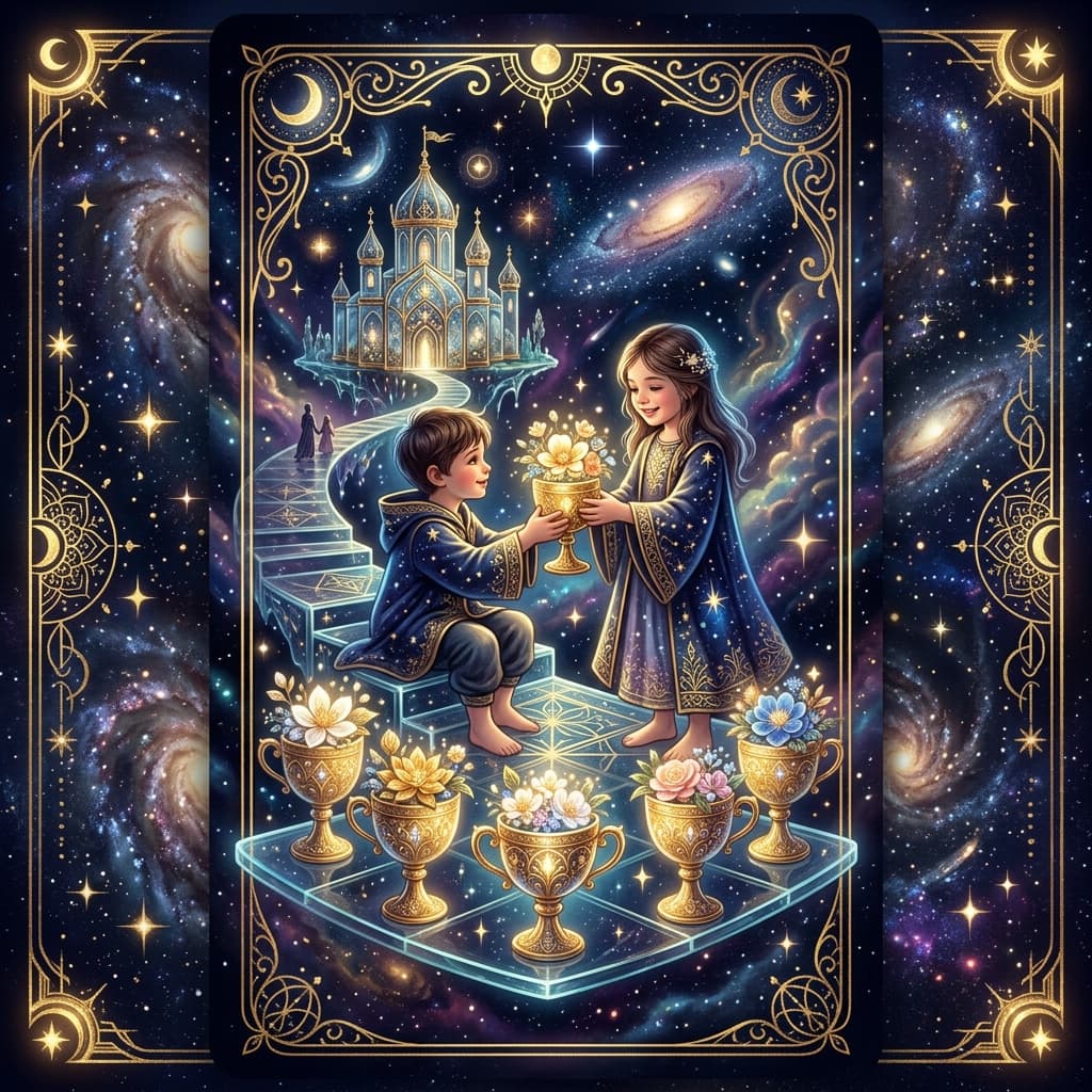 Kupa Altılısı Tarot Kartı