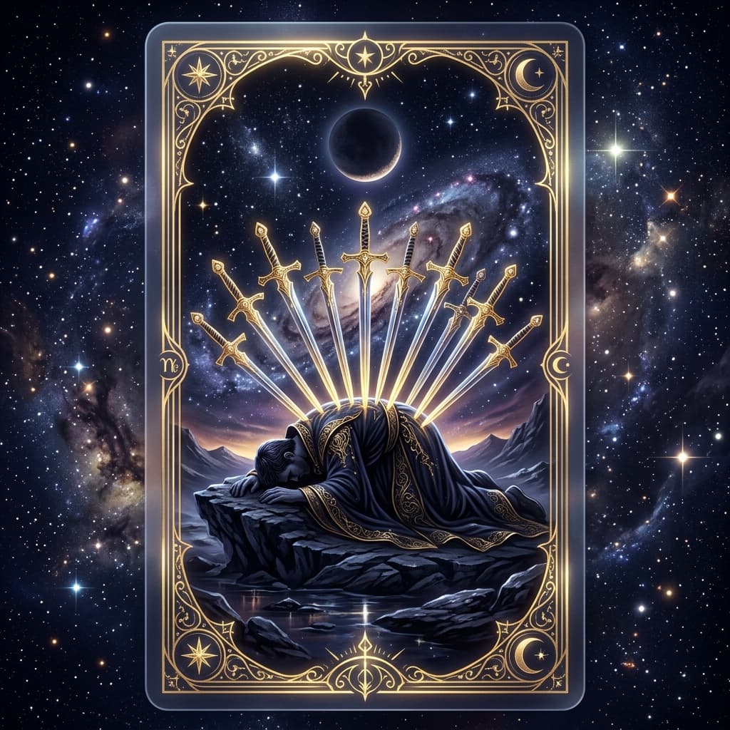 Kılıç Onlusu Tarot Kartı